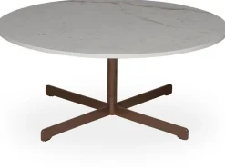 Ronde Bijzettafels|Design Salontafels-Metaform Old School Bijzettafel Wit