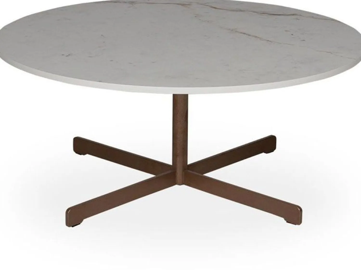 Ronde Bijzettafels|Design Salontafels-Metaform Old School Bijzettafel Wit