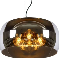 Moderne Hanglampen|Moderne Hanglampen-Lucide Olivia Hanglamp Zwart