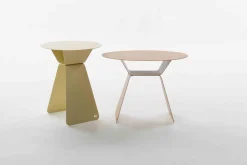 Ronde Bijzettafels-Bert Plantagie Olly Rond Bijzettafel Orange, Brown
