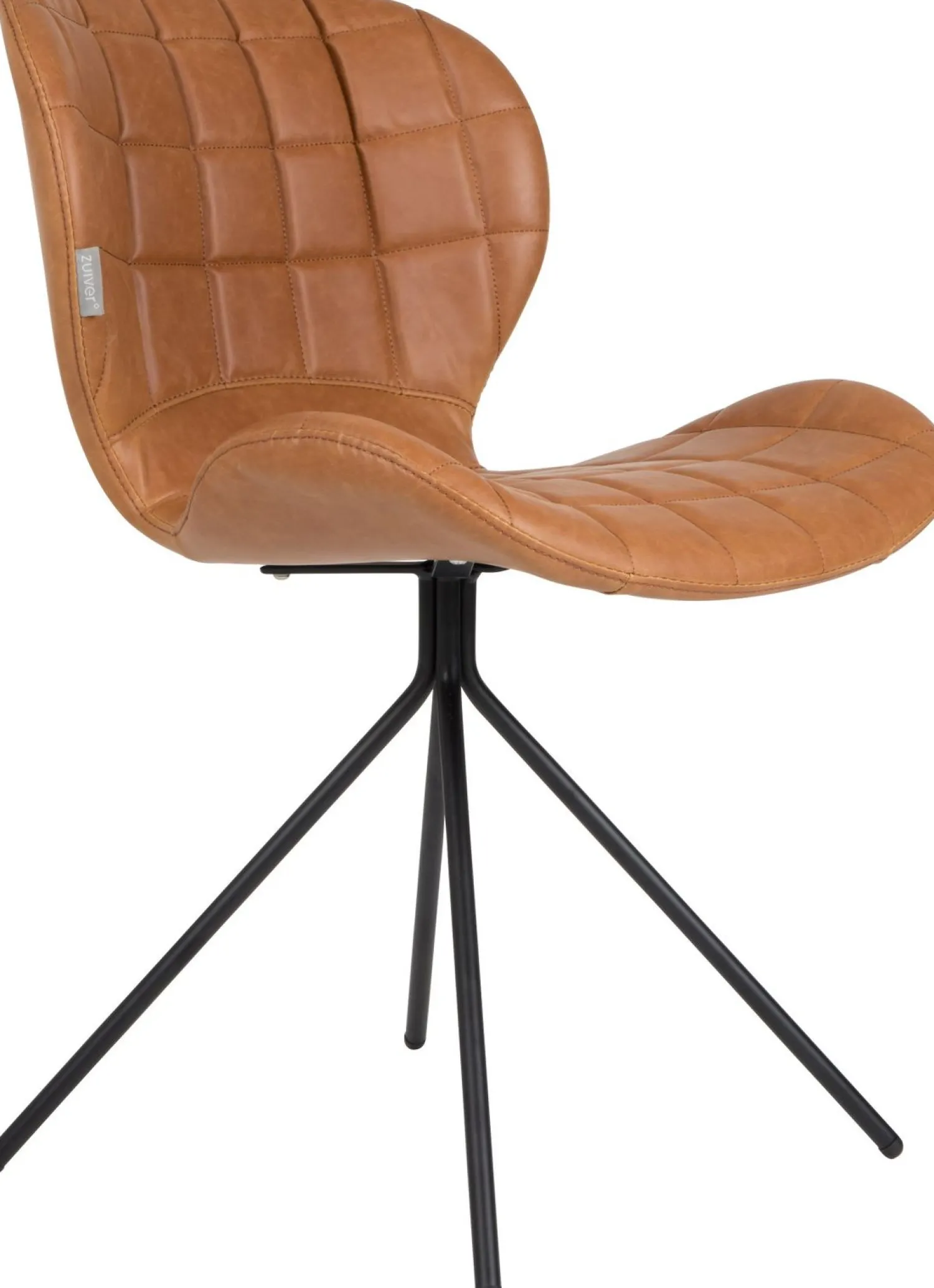 Eetkamerstoelen Zonder Armleuning-Zuiver OMG LL (set van 2) Eetkamerstoel Brown