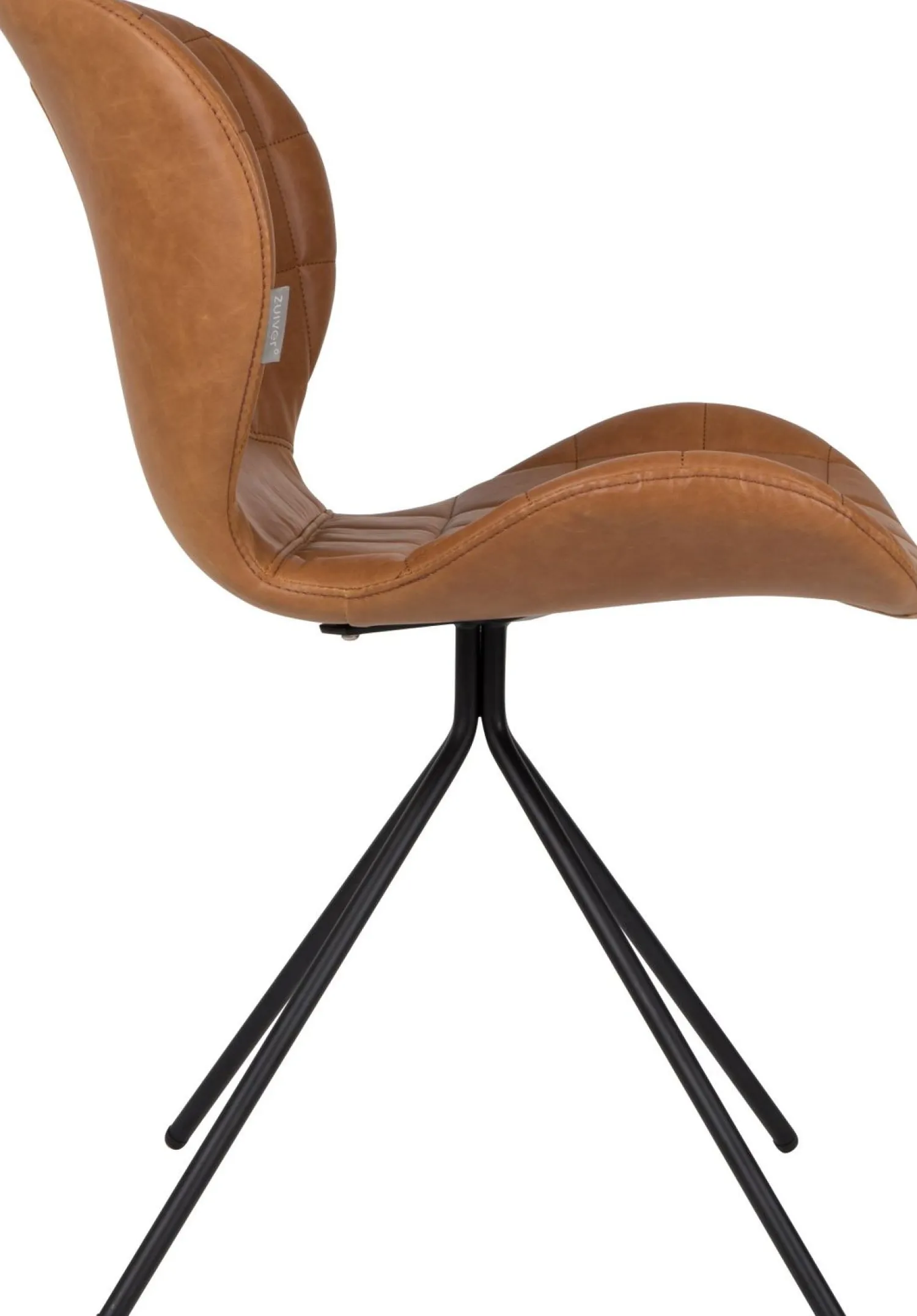 Eetkamerstoelen Zonder Armleuning-Zuiver OMG LL (set van 2) Eetkamerstoel Brown