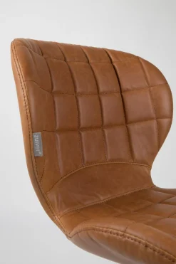Eetkamerstoelen Zonder Armleuning-Zuiver OMG LL (set van 2) Eetkamerstoel Brown