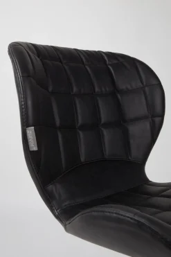 Eetkamerstoelen Zonder Armleuning-Zuiver OMG LL (set van 2) Eetkamerstoel Black