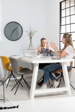Eetkamerstoelen Zonder Armleuning-Zuiver OMG LL (set van 2) Eetkamerstoel Black