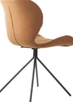 Eetkamerstoelen Zonder Armleuning-Zuiver OMG (set van 2) Eetkamerstoel Camel