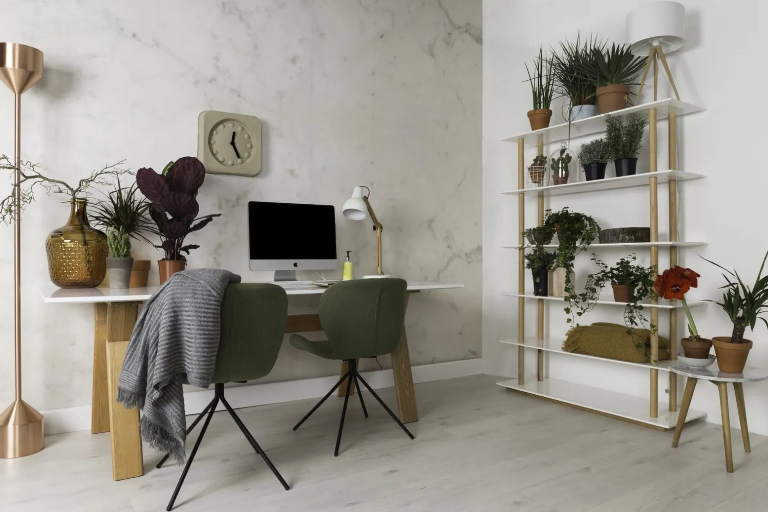 Eetkamerstoelen Zonder Armleuning-Zuiver OMG (set van 2) Eetkamerstoel Camel