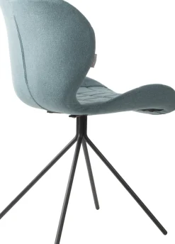 Eetkamerstoelen Zonder Armleuning-Zuiver OMG (set van 2) Eetkamerstoel Blue