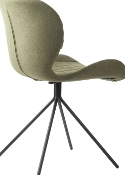 Eetkamerstoelen Zonder Armleuning-Zuiver OMG (set van 2) Eetkamerstoel Green