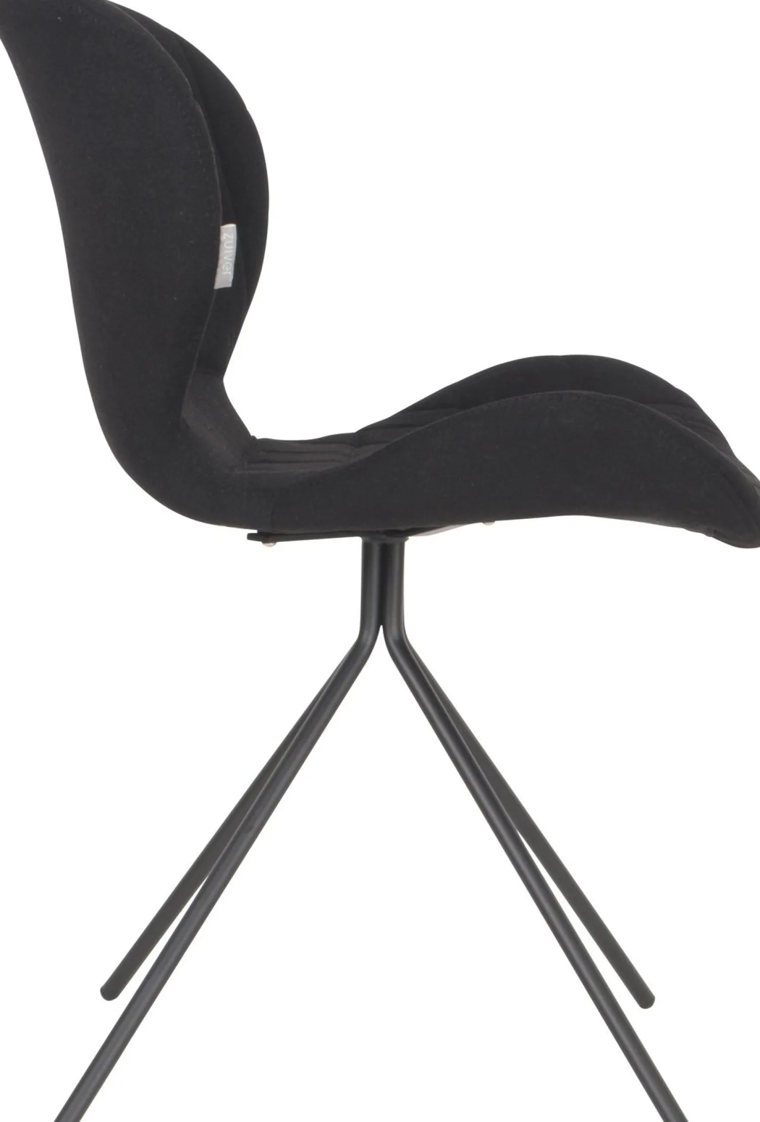 Eetkamerstoelen Zonder Armleuning-Zuiver OMG (set van 2) Eetkamerstoel Black