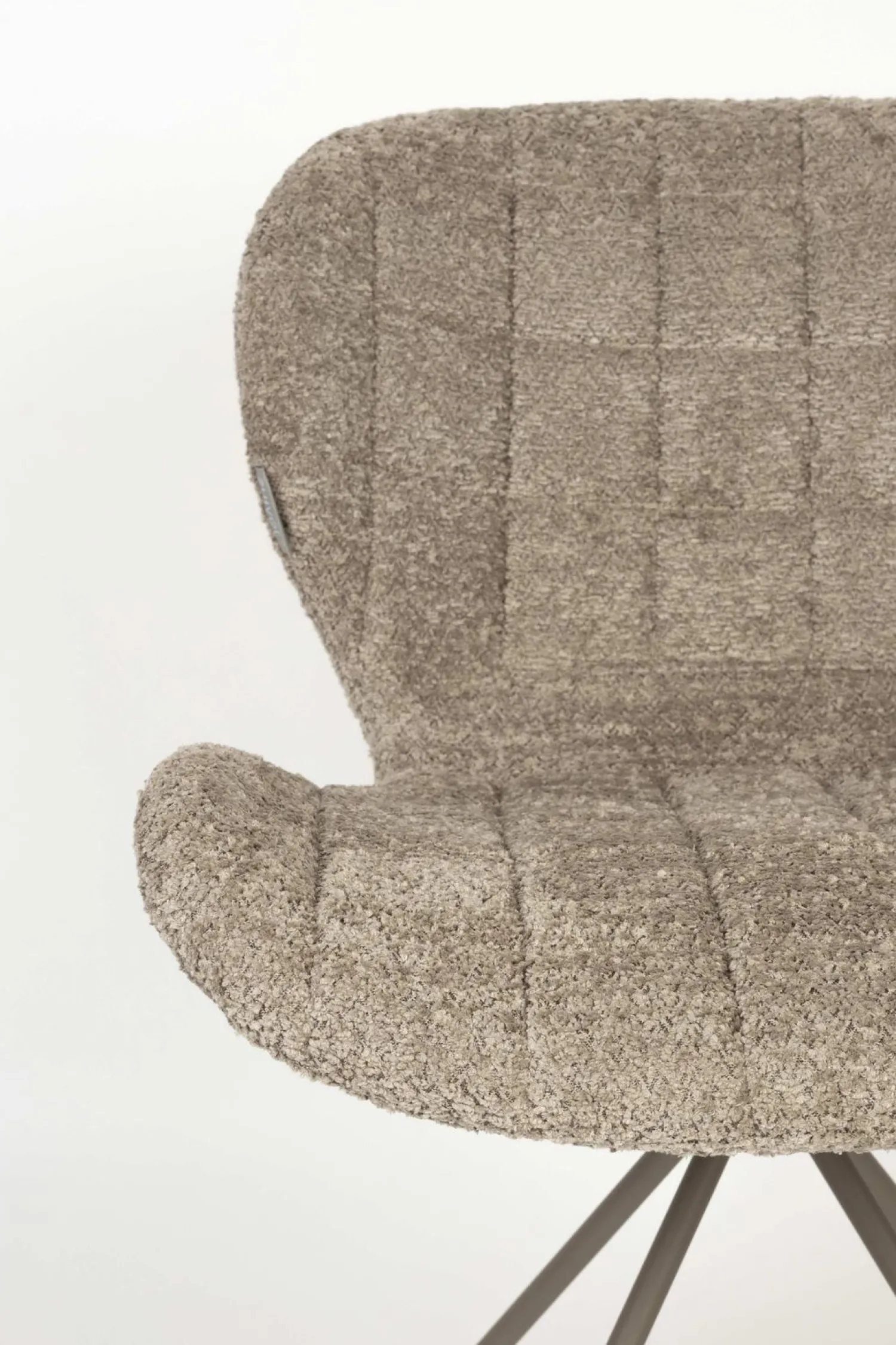 Design Stoelen|Eetkamerstoelen Zonder Armleuning-Zuiver OMG soft Soft (set van 2) Eetkamerstoel Beige