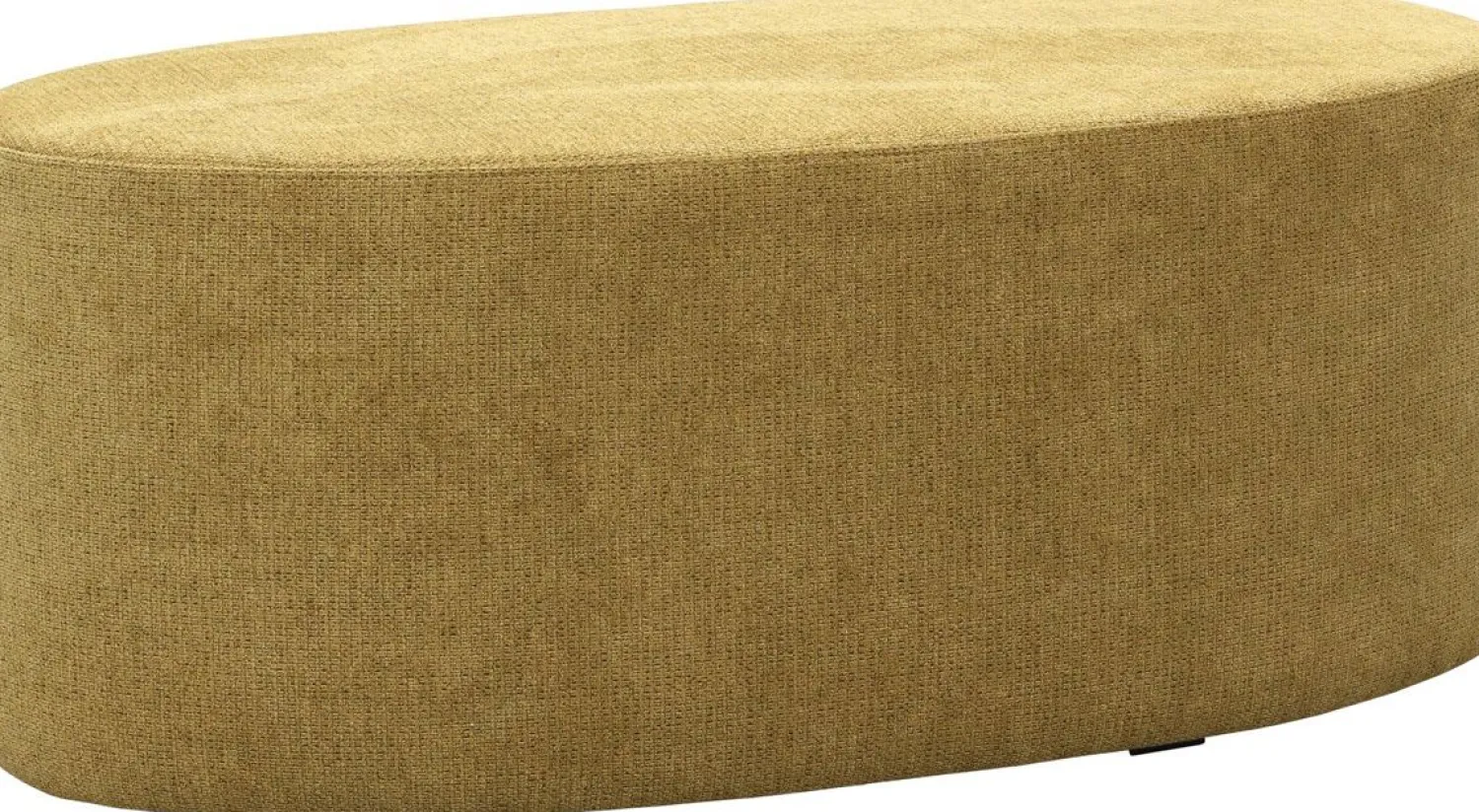 Hockers|Poefs-Trendhopper Onna Ovaal Poef Mustard