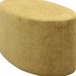Hockers|Poefs-Trendhopper Onna Ovaal Poef Mustard