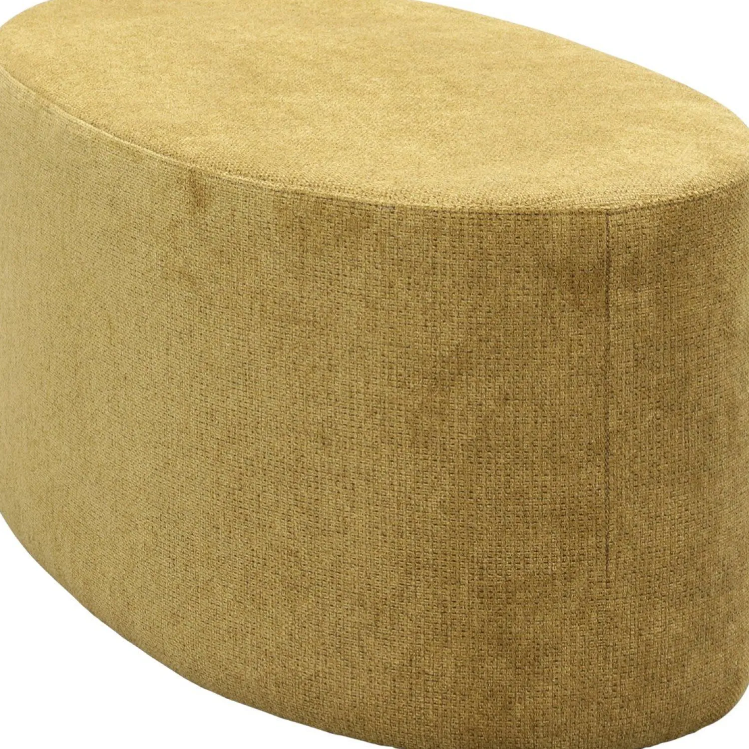 Hockers|Poefs-Trendhopper Onna Ovaal Poef Mustard