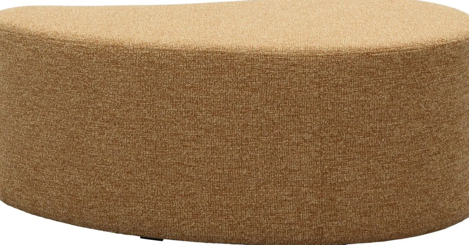 Hockers|Poefs-Trendhopper Onna Peer Poef Cognac