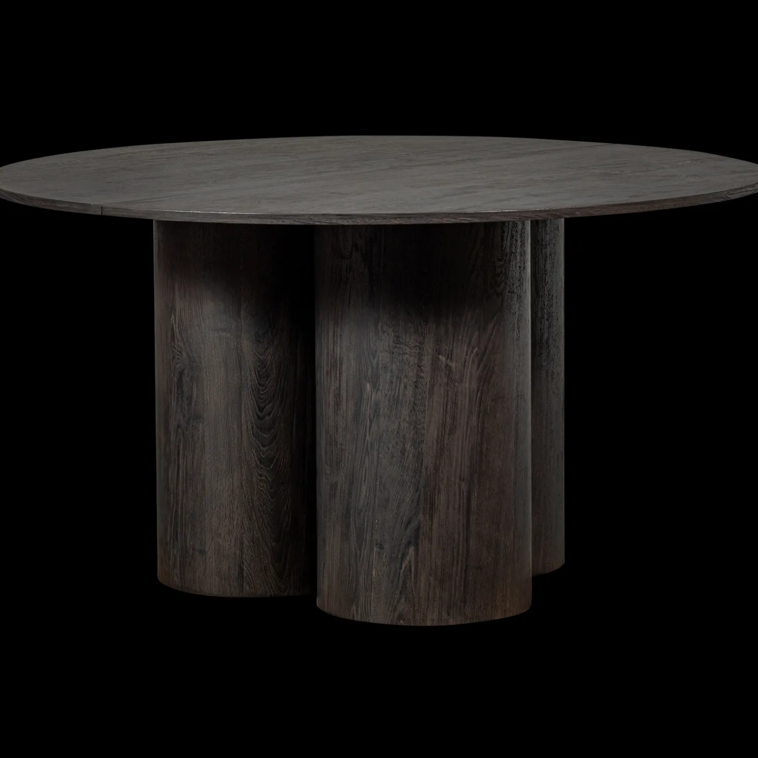 Ronde Eettafels-WOOOD Oona Eettafel Dark Brown