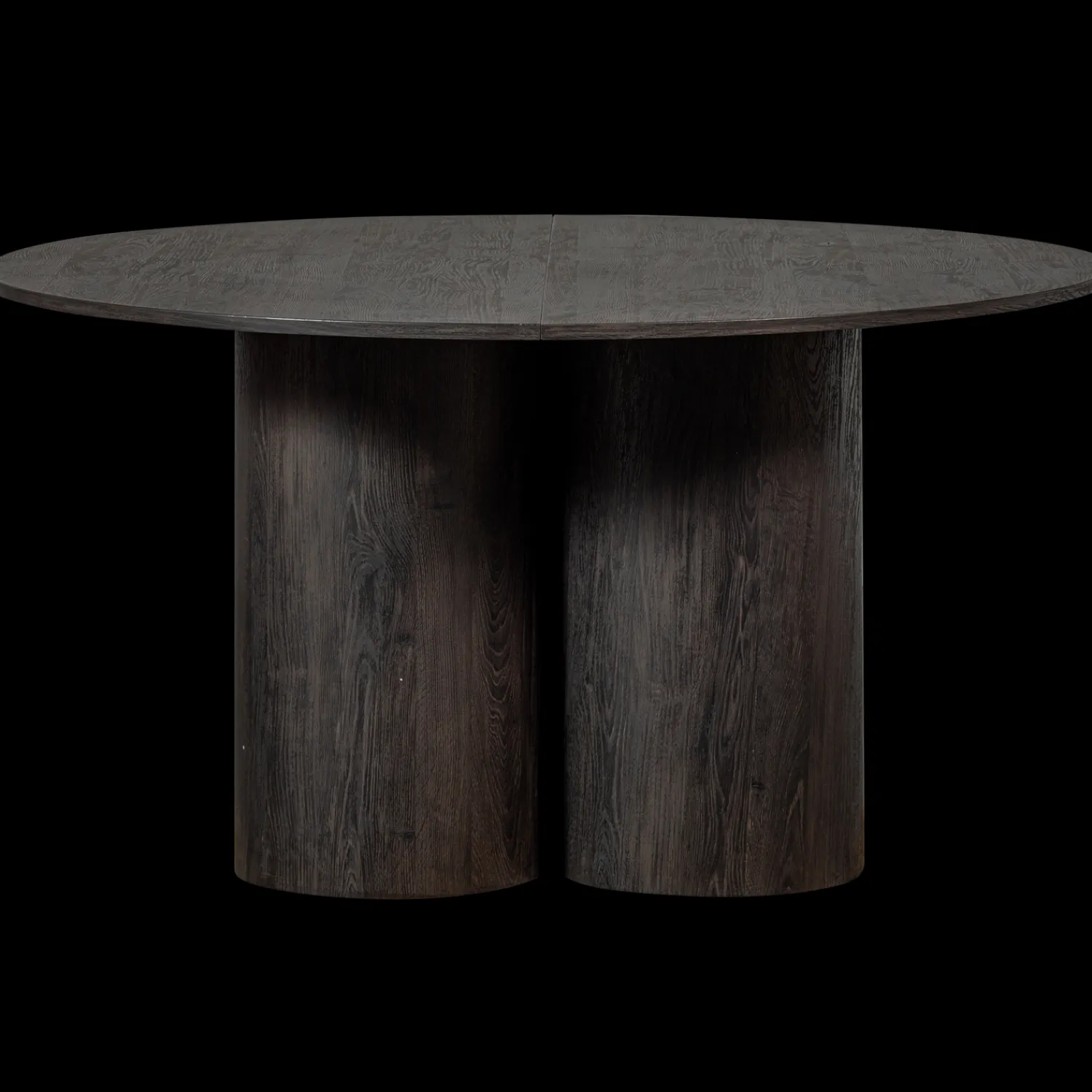 Ronde Eettafels-WOOOD Oona Eettafel Dark Brown