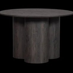 Ronde Eettafels-WOOOD Oona Eettafel Dark Brown