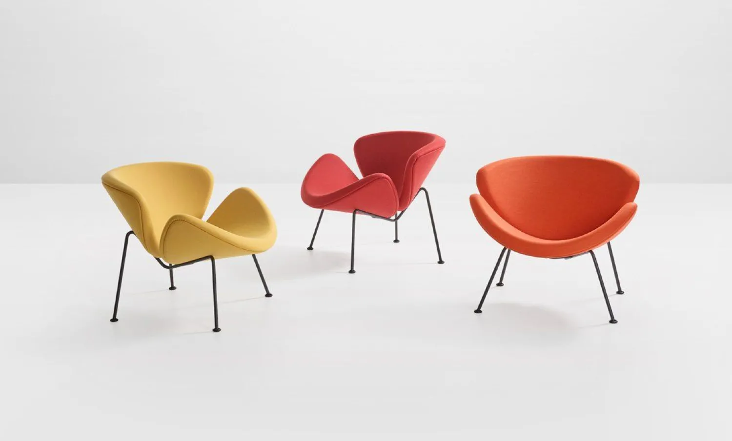 Design Fauteuils-Artifort Orange Slice Fauteuil Light Grey