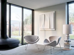 Design Fauteuils-Artifort Orange Slice Fauteuil Light Grey