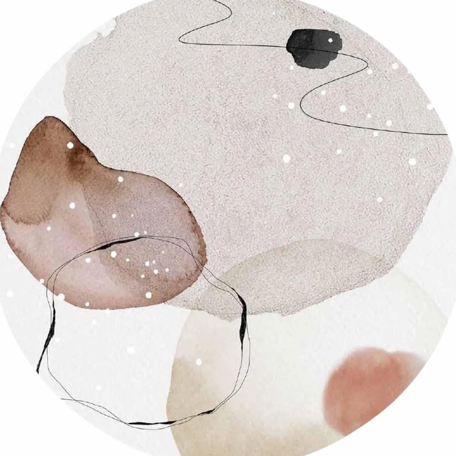 Wanddecoraties-Trendhopper Organic Shapes Wanddecoratie Multi