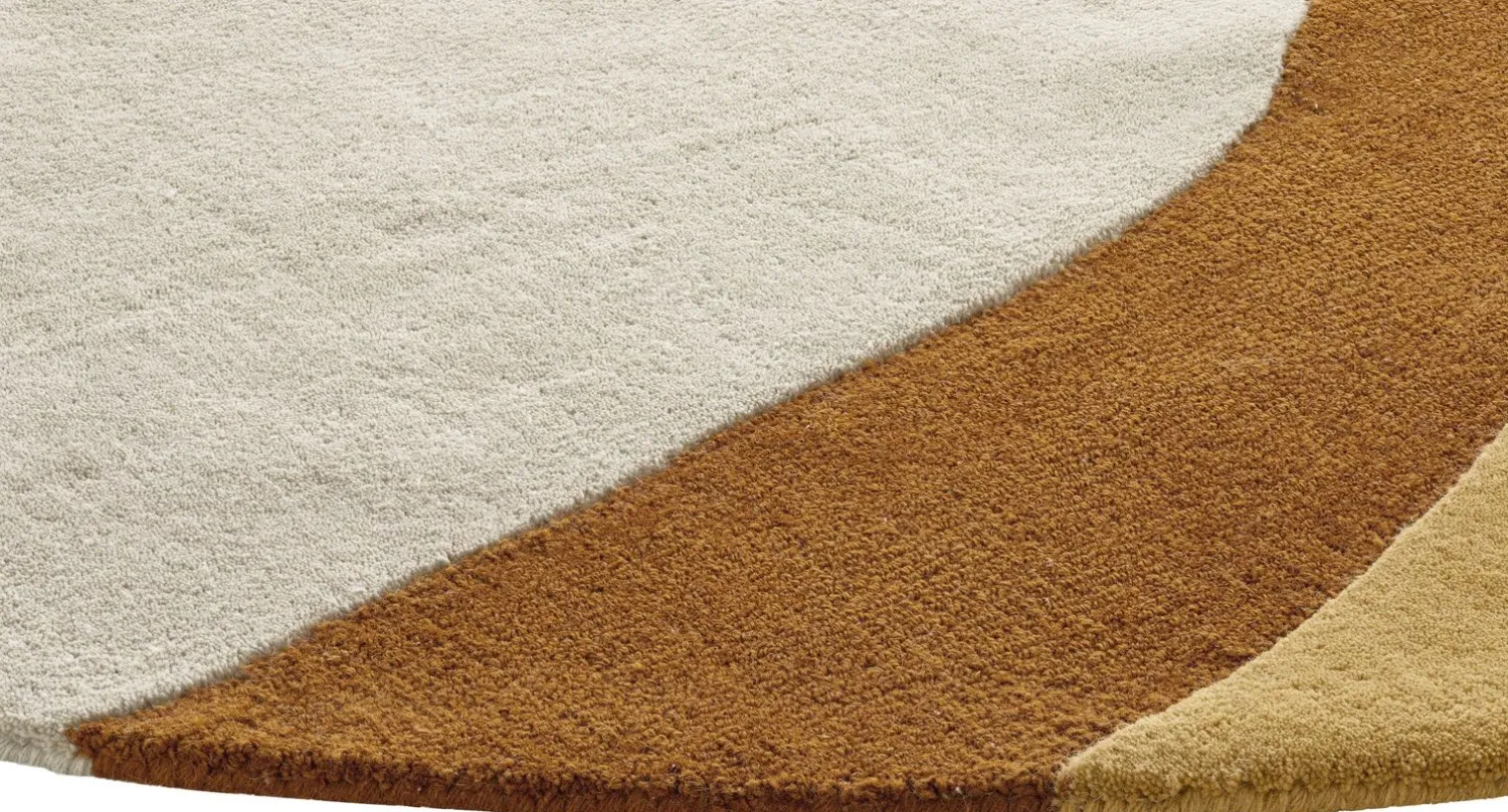 Vloerkleden|Wollen Vloerkleden-Brinker Carpets Organix Vloerkleed Gold