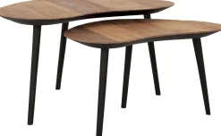 Houten Salontafels|Organische Salontafels-DTP Home Organus Salontafelset Naturel