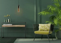 Moderne Hanglampen|Moderne Hanglampen-Lucide Orlando Hanglamp Zwart