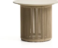 Ronde Bijzettafels-Kave Home Orosei Bijzettafel Ecru