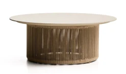 Tuintafels-Kave Home Orosei Outdoor Salontafel Ecru, Beige, Naturel