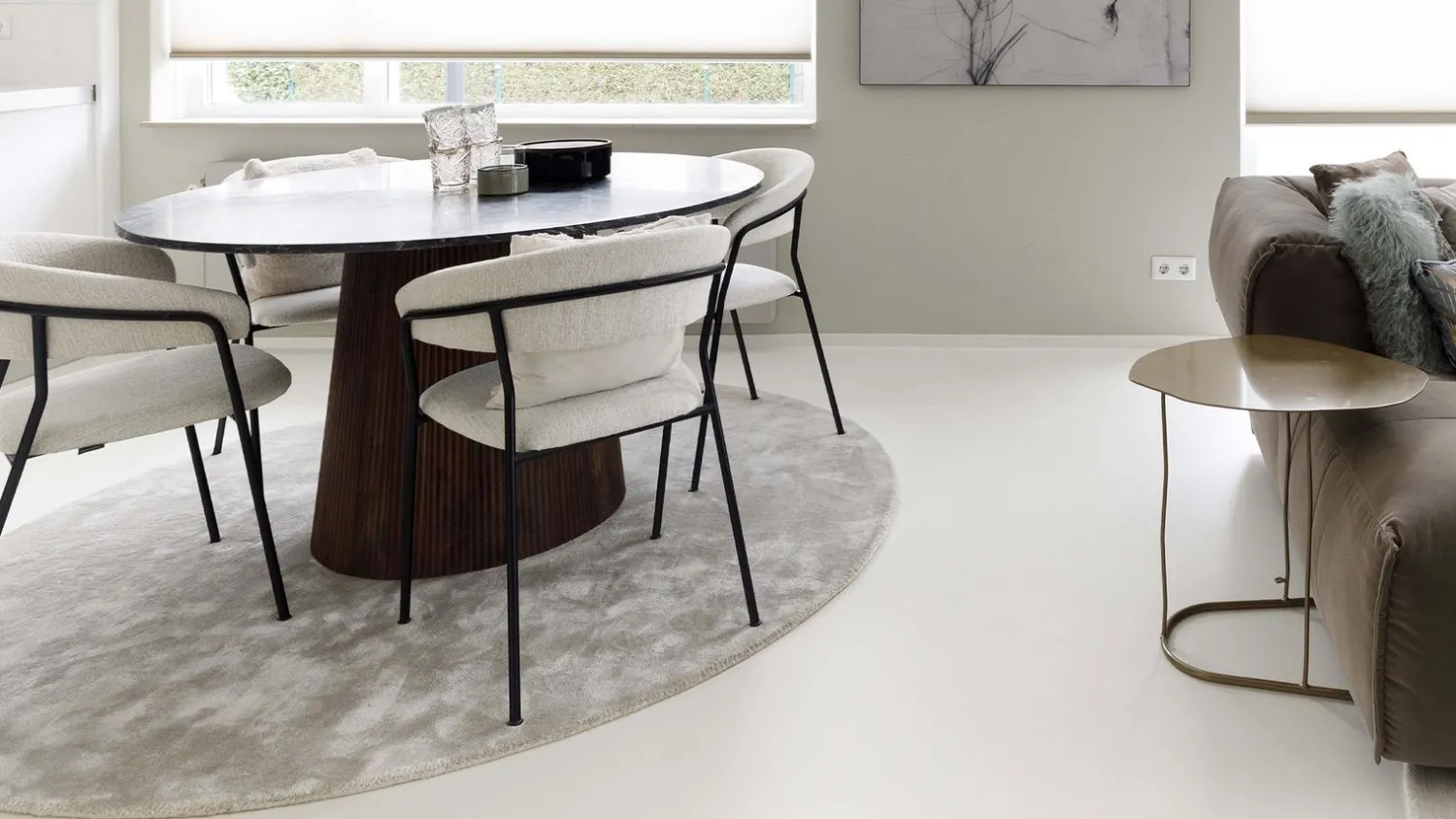 Vloerkleden|Ronde Vloerkleden-Brinker Carpets Orvieto Vloerkleed Grijs