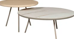 Ronde Bijzettafels-Eijerkamp Collectie Osaka Bijzettafel Natural Oak