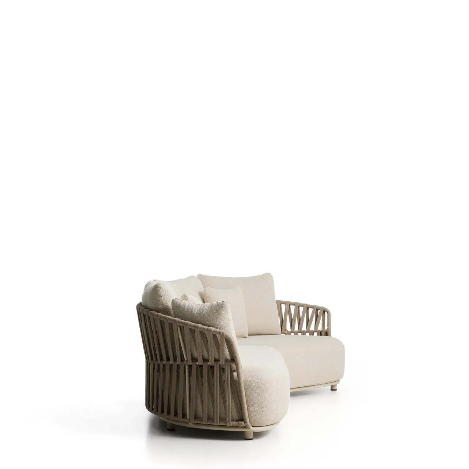 Tuinbanken-Kave Home Osani Tuinbank Ecru, Taupe