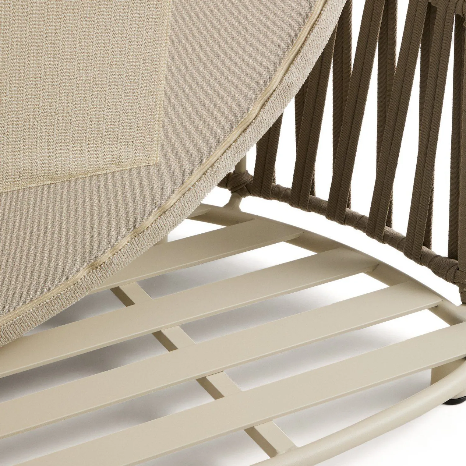 Tuinbanken-Kave Home Osani Tuinbank Ecru, Taupe