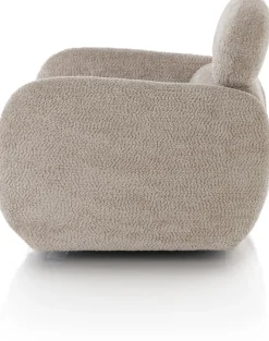 Draaifauteuils-XOOON Ostia Fauteuil Beige