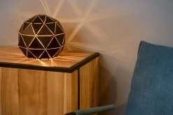 Moderne Tafellampen|Tafellampen-Lucide Otona Tafellamp Zwart