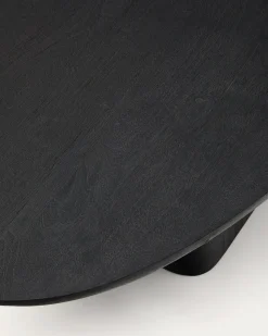 Houten Salontafels-Kave Home Ovak Salontafel Zwart