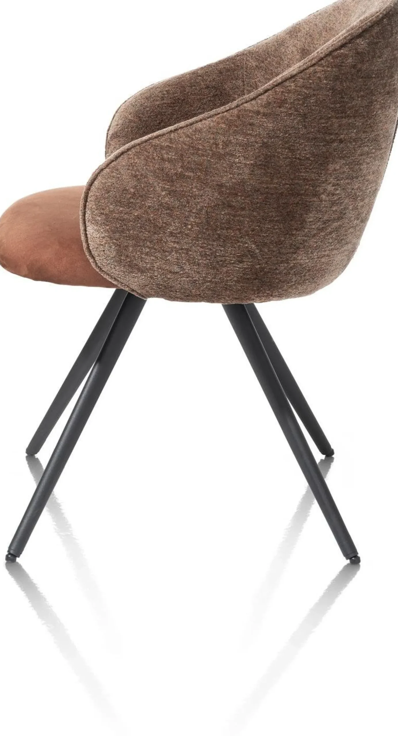 Kuipstoelen|Eetkamerstoelen Met Armleuning-XOOON Owen Eetkamerstoel Koper