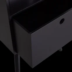 Nachtkastjes-WOOOD Ozzy Hoog Nachtkastje Black