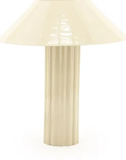 Snoerloze Tafellampen|Tafellampen-By Boo Pallas Tafellamp Beige