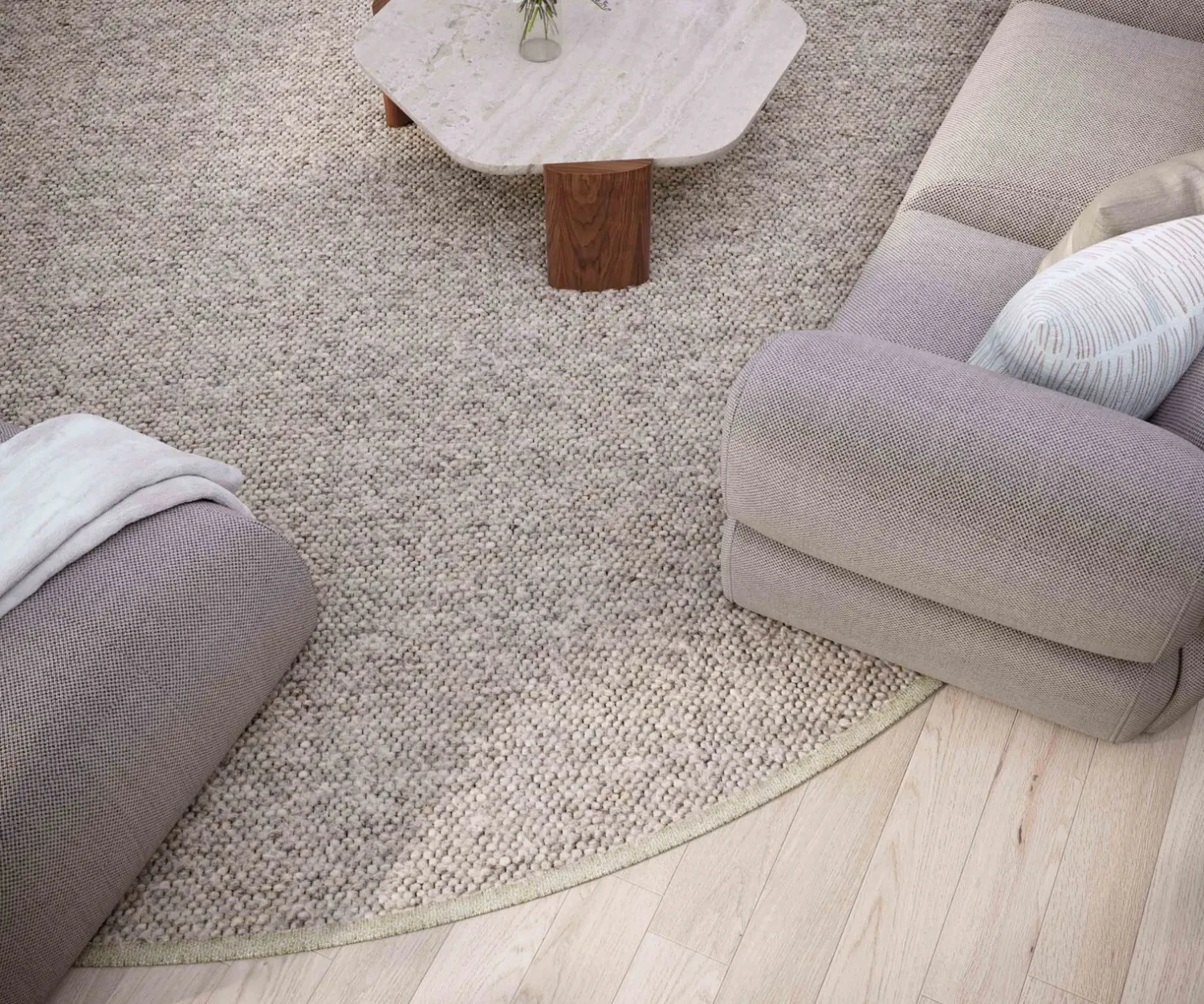 Vloerkleden|Wollen Vloerkleden-Brinker Carpets Pallio Rustica Vloerkleed Roze