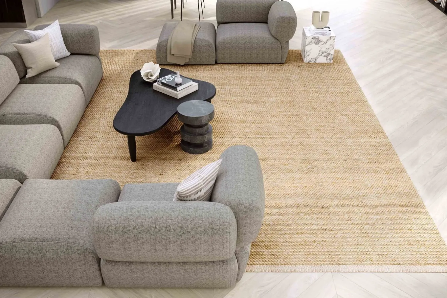 Vloerkleden|Wollen Vloerkleden-Brinker Carpets Pallio Rustica Vloerkleed Roze