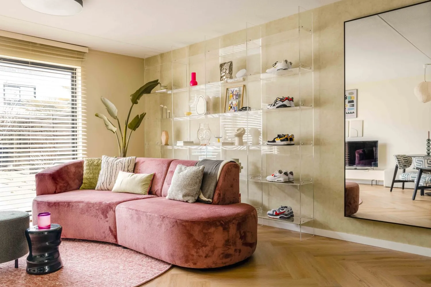 Vloerkleden|Wollen Vloerkleden-Brinker Carpets Pallio Rustica Vloerkleed Roze
