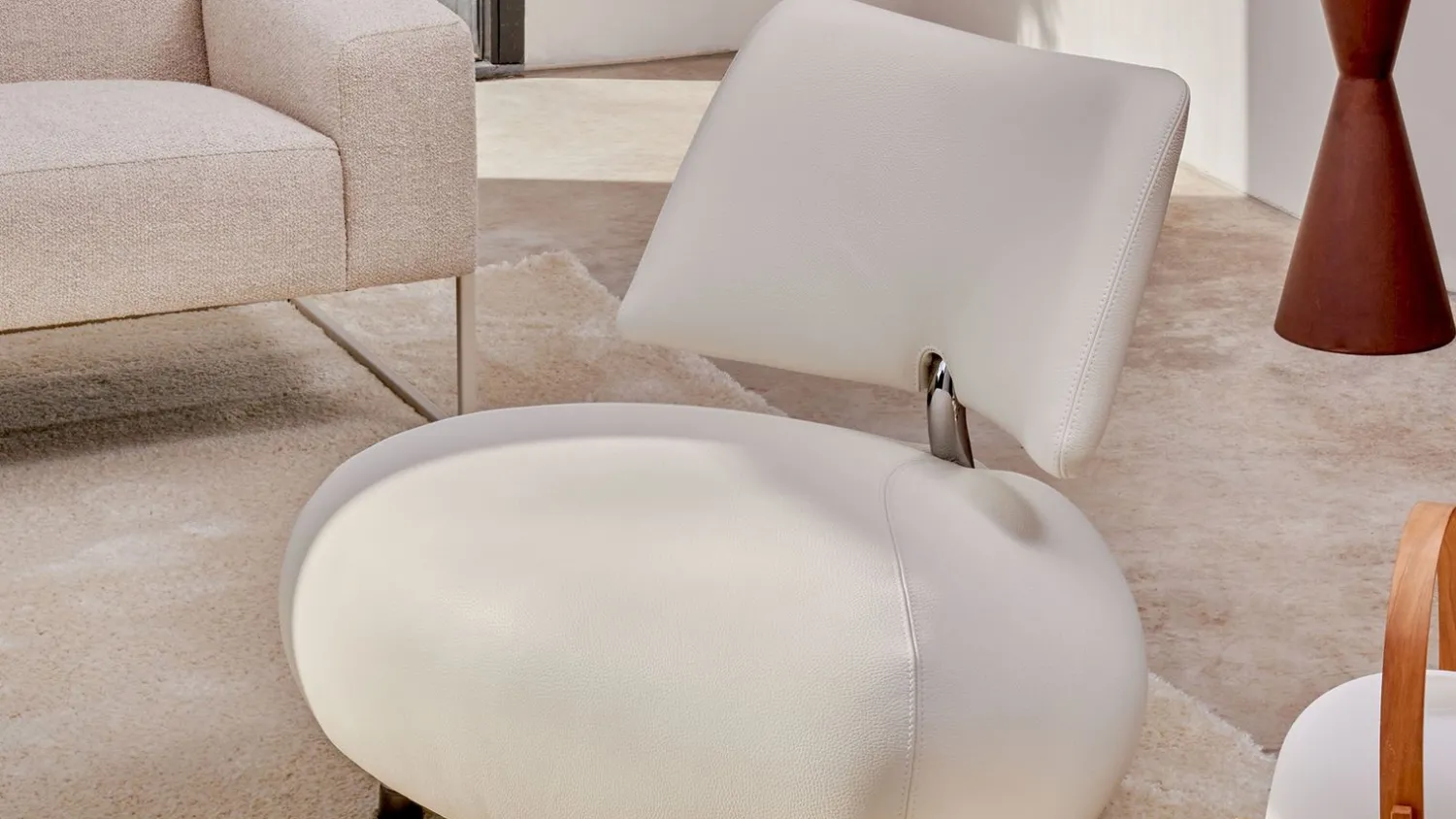 Leren Fauteuils|Design Fauteuils-Leolux Pallone Ma Fauteuil Senso