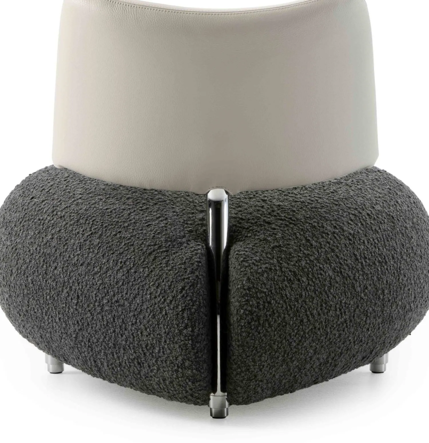 Design Fauteuils-Leolux Pallone Pa Soft Fauteuil Beige, Thunder