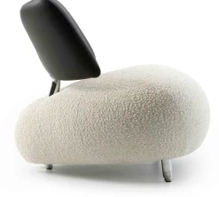 Design Fauteuils-Leolux Pallone Pa Soft Fauteuil Beige, Thunder