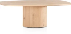 Organische Eettafels-XOOON Palma Eettafel Naturel