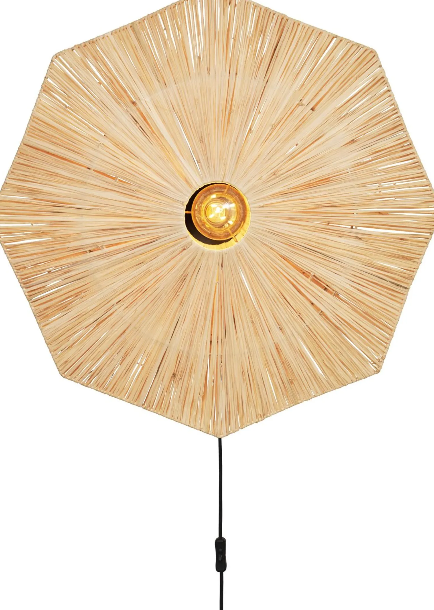 Wandlampen|Wandlampen-Good&Mojo Panama L Wandlamp Natural