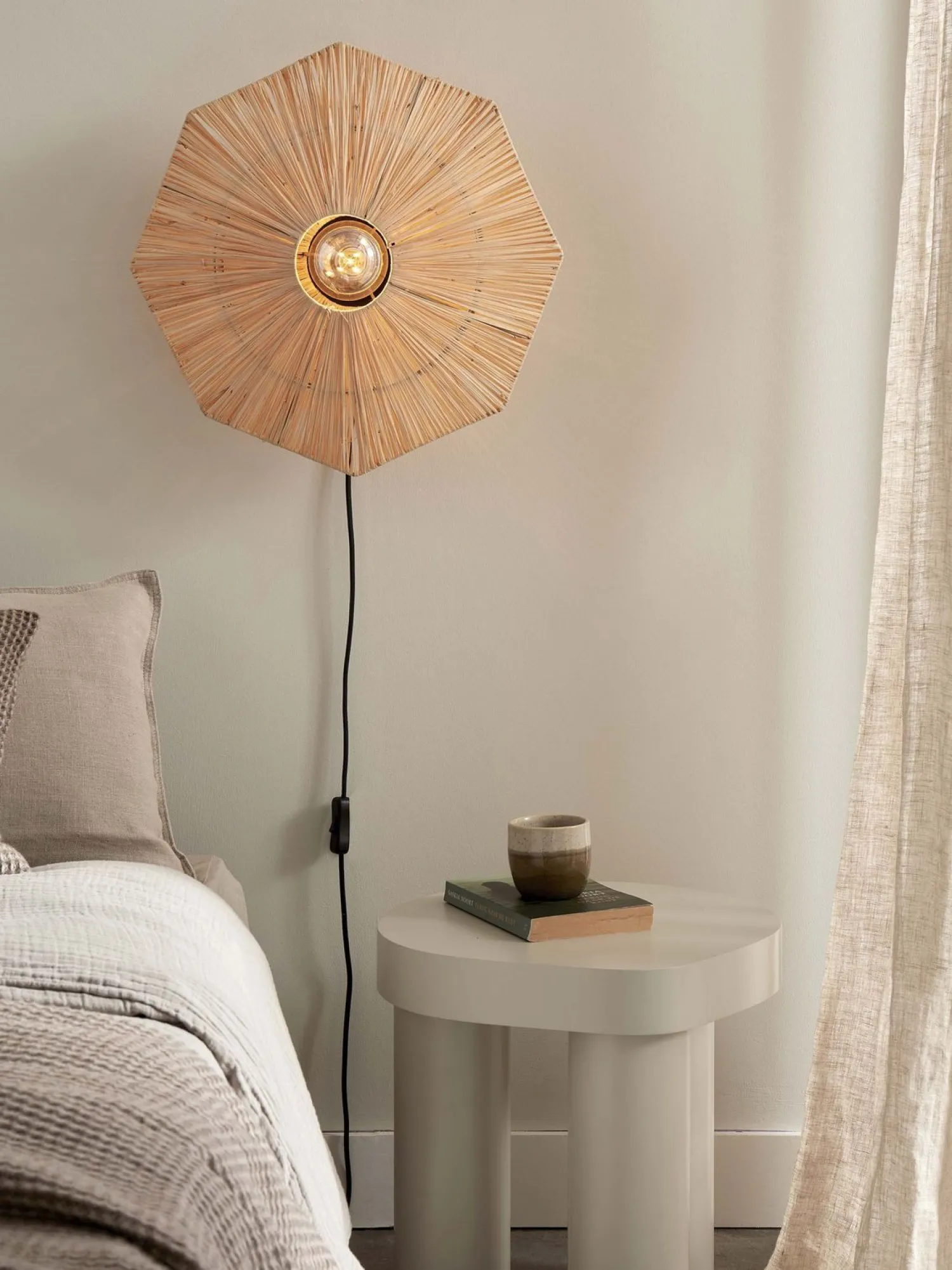 Wandlampen|Wandlampen-Good&Mojo Panama S Wandlamp Natural