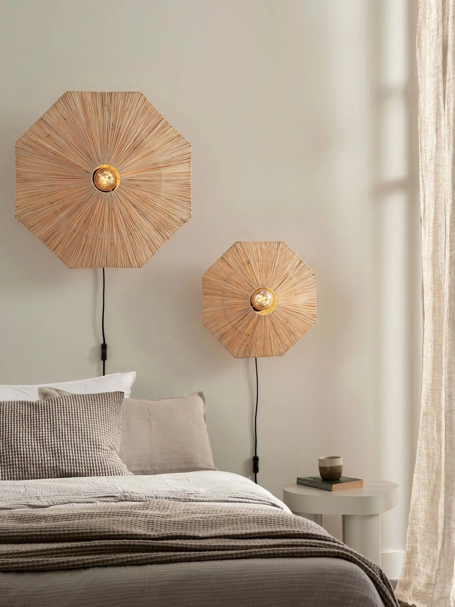 Wandlampen|Wandlampen-Good&Mojo Panama S Wandlamp Natural